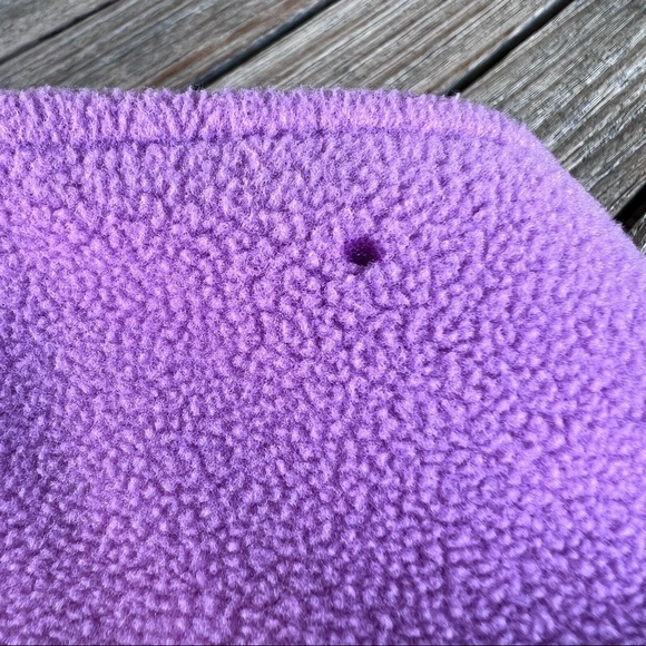 L.L. Bean 1/2 Zip Polartec Fleece Pullover Size Medium Lilac Purple Zip Pockets - Picture 14 of 15